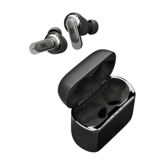 JBL Tour Pro 3 - Black - True Wireless Noise Cancelling earbuds with Smart Charging Case™ - Detailshot 4